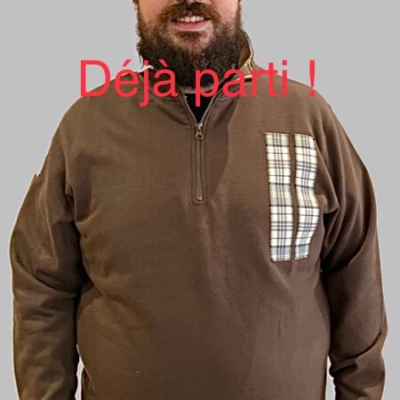 SWEAT ZIPPÉ