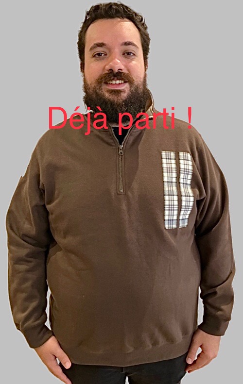 SWEAT ZIPPÉ